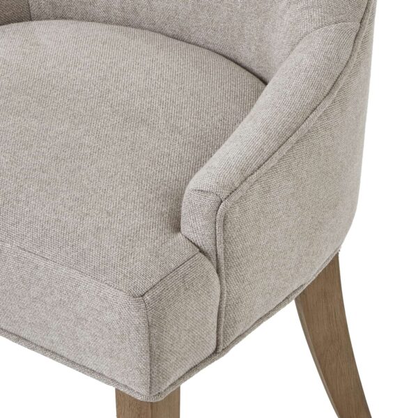 Brockham Oatmeal Twill Dining Chair - Image 3