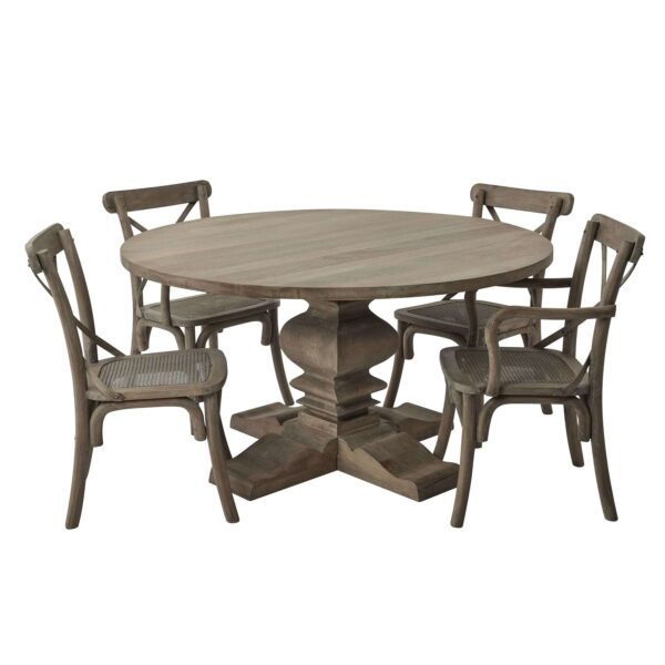 Copgrove Collection Round Pedestal Dining Table - Image 3