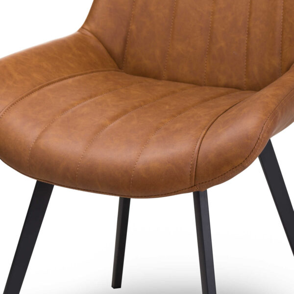 Malmo Tan Dining Chair - Image 4