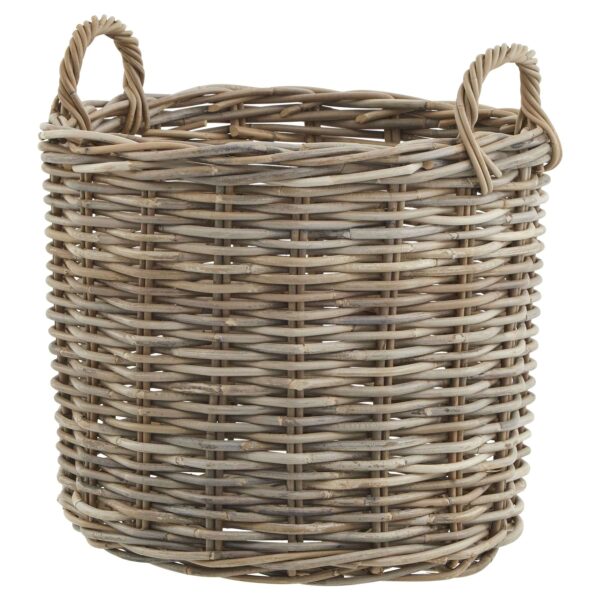 Set of 3 Round Kubu Rattan Storage Baskets - Image 3