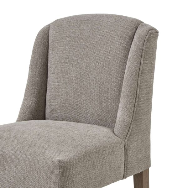 Crompton Woven Taupe Dining Chair - Image 2