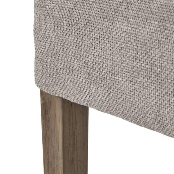 Crompton Woven Taupe Dining Chair - Image 3