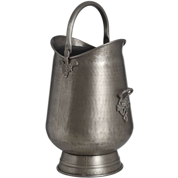 Antique Pewter Coal Bucket - Image 2