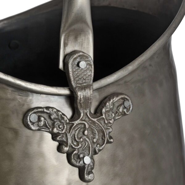 Antique Pewter Coal Bucket - Image 5