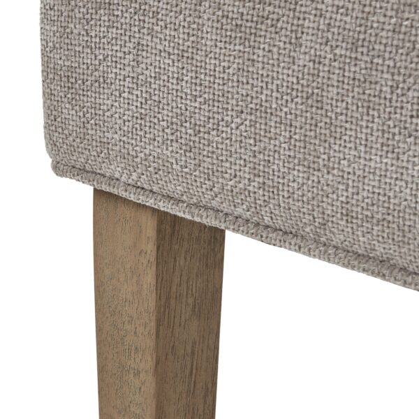 Brockham Woven Taupe Dining Chair - Image 3