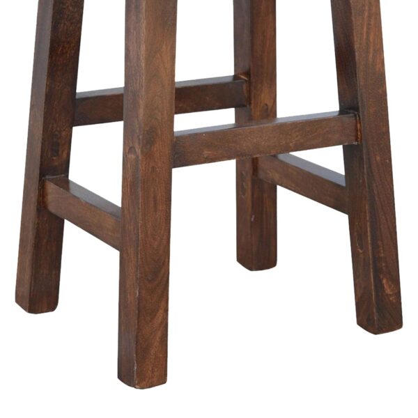 Buffalo Brass Leather Bar Stool - Image 5