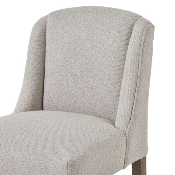 Compton Oatmeal Twill Dining Chair - Image 2