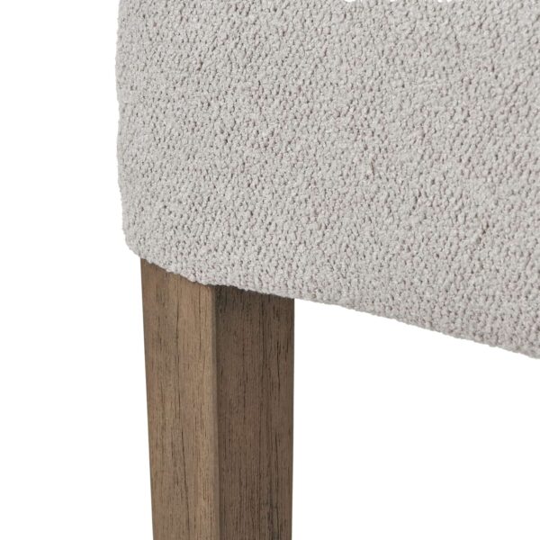 Compton Oatmeal Twill Dining Chair - Image 3