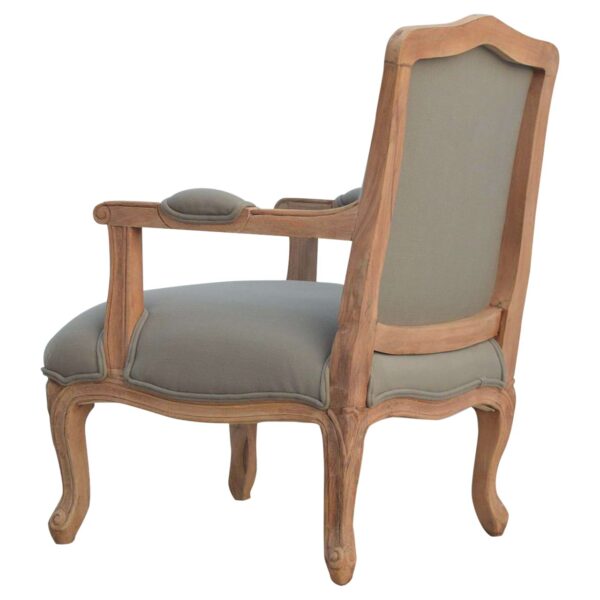 French Style Upholstered Armchair - Image 4