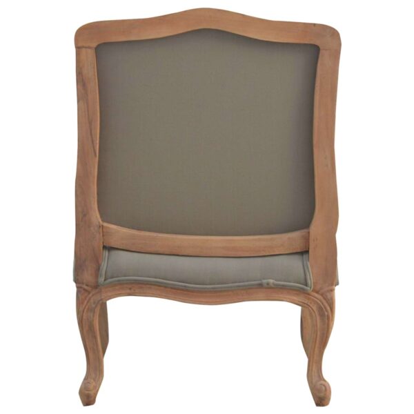 French Style Upholstered Armchair - Image 5