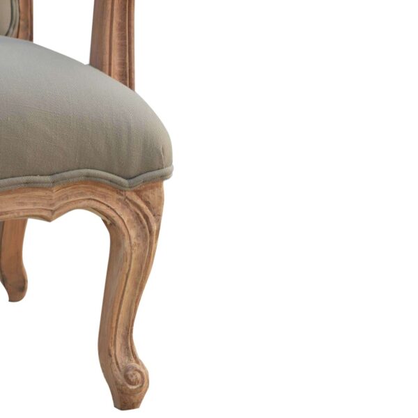 French Style Upholstered Armchair - Image 6