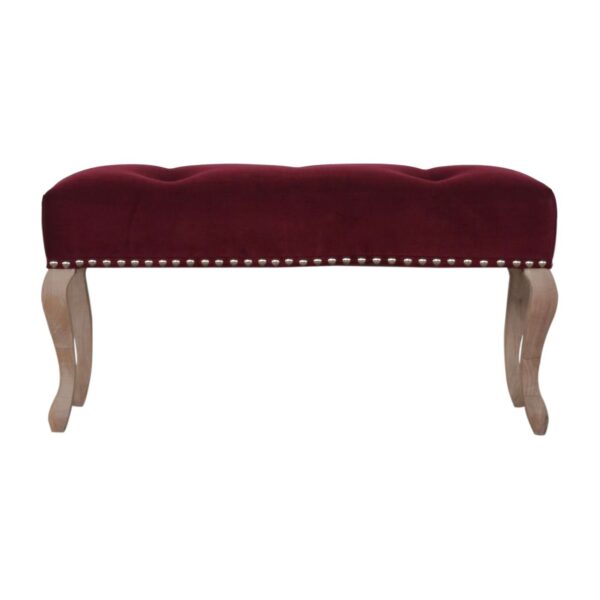 French Style Red Wine Bench