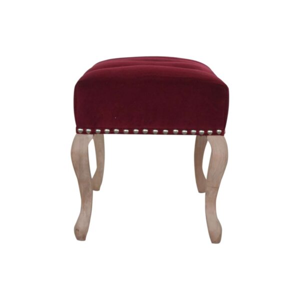 French Style Red Wine Bench - Image 7