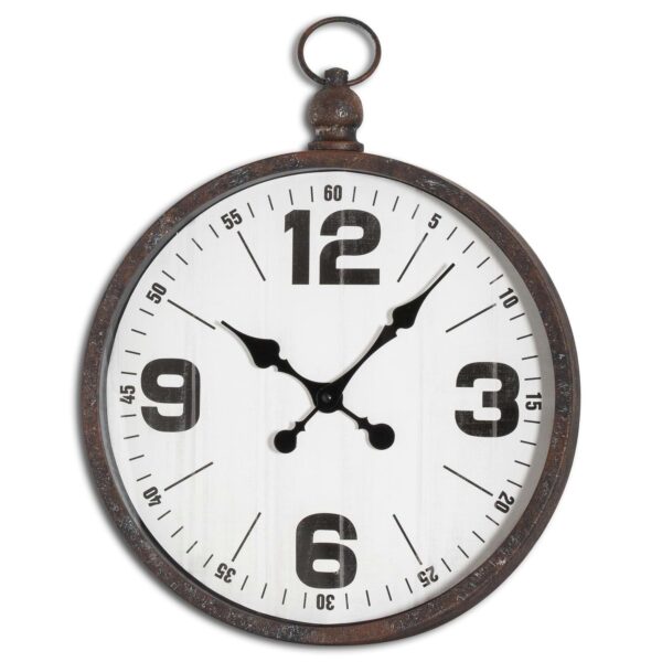 Hampton Pocket Watch Wall Clock