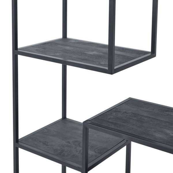 Large Black Metal Multi Shelf Unit - Image 3