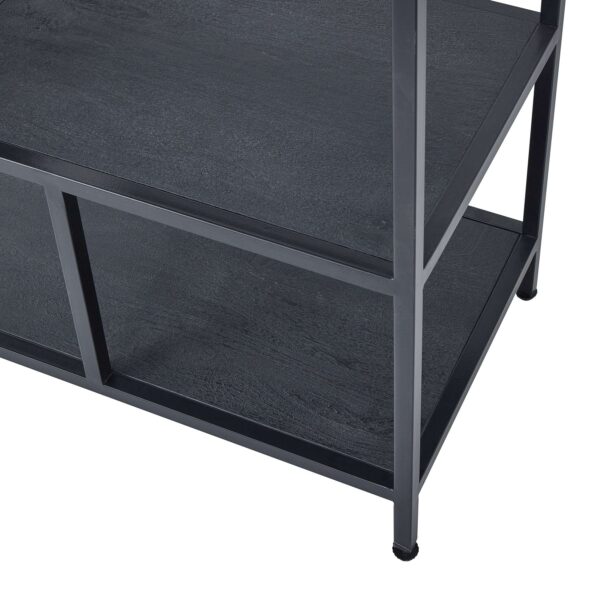 Large Black Metal Multi Shelf Unit - Image 4