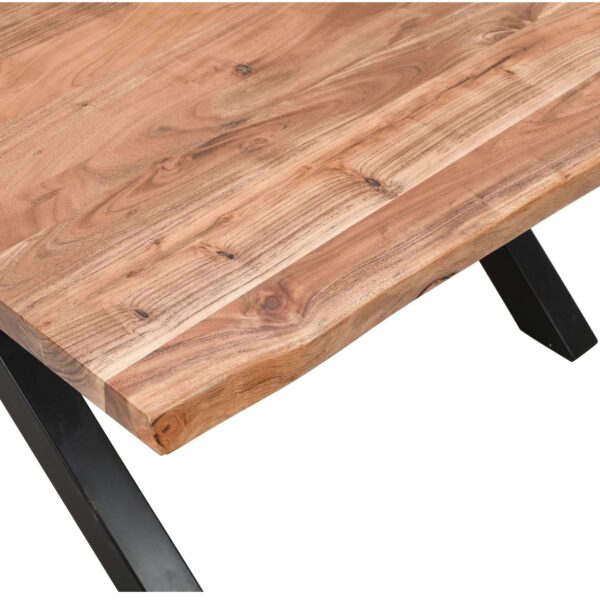 Live Edge Collection Large Square Dining Table - Image 2