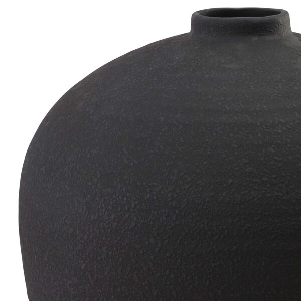 Matt Black Tall Astral Vase - Image 3