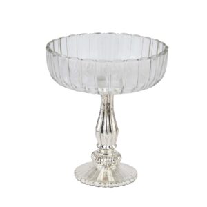 Medium Fluted Glass Display Bowl