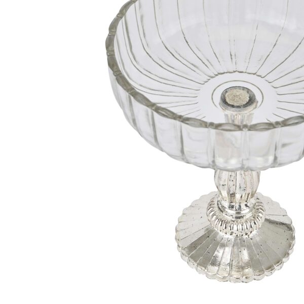 Medium Fluted Glass Display Bowl - Image 2