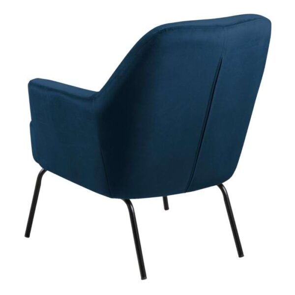 Melissa Lounge Chair in Navy Blue - Image 2