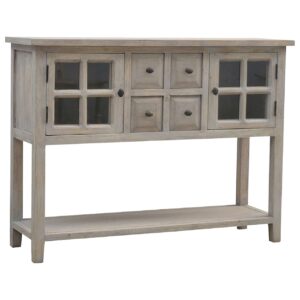 Stone Wash Glazed Console Table