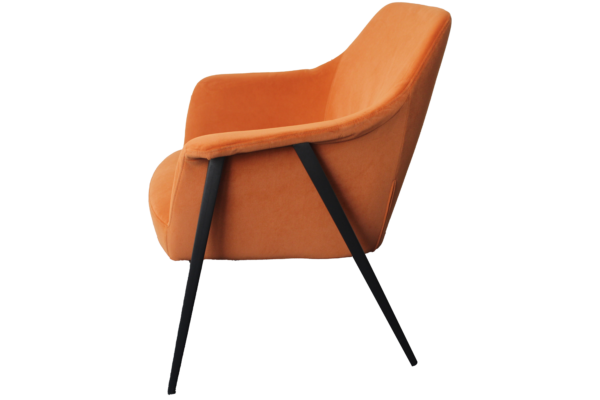 Tennyson Armchair in Sunburst Orange - Image 2