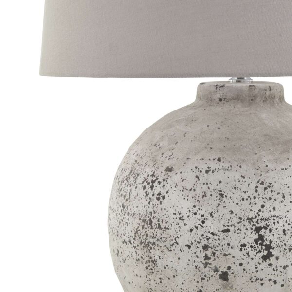 Tiber Large Stone Ceramic Lamp - Image 3