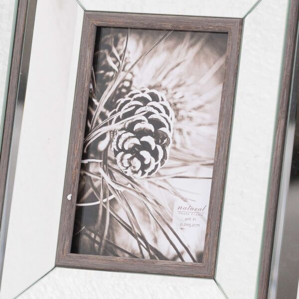 Tristan Mirror & Wood 4x6 Frame - Image 2