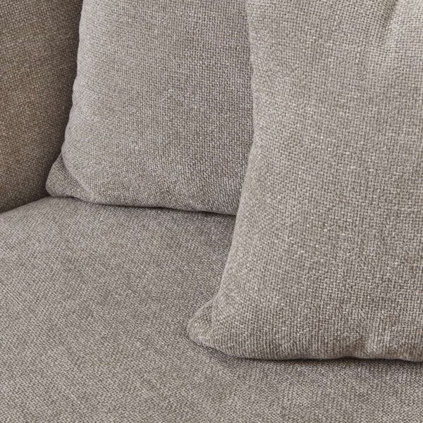 Vesper Taupe Cushion Back Snuggle Chair - Image 5